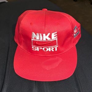 Red Snapback Nike Hat